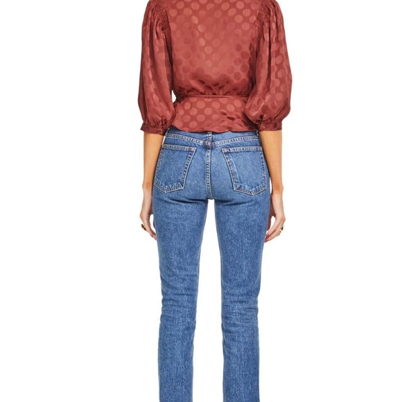 NWT Cinnamon Circle Print Blouse - Picture 3 of 3